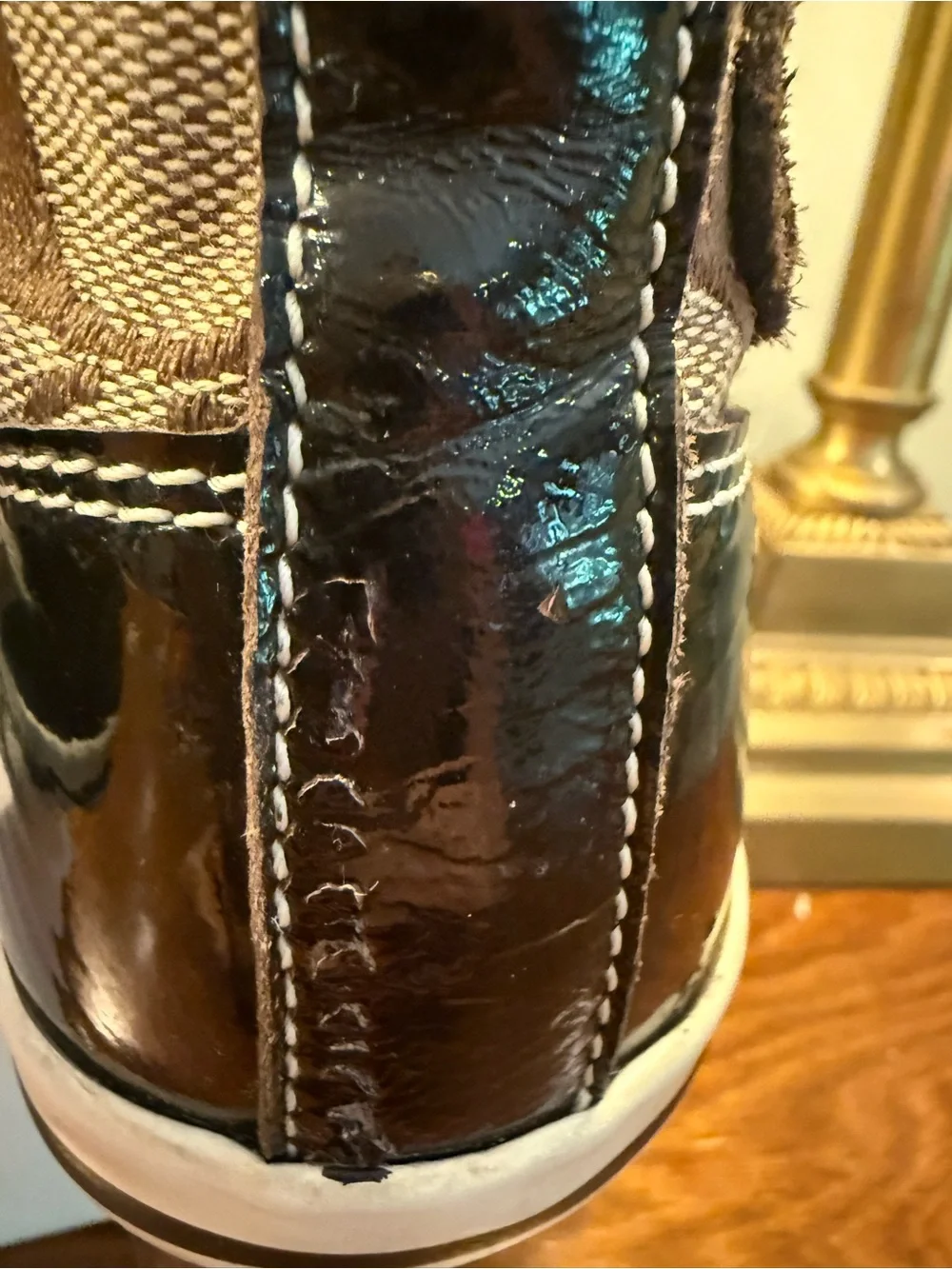Coach brown signature